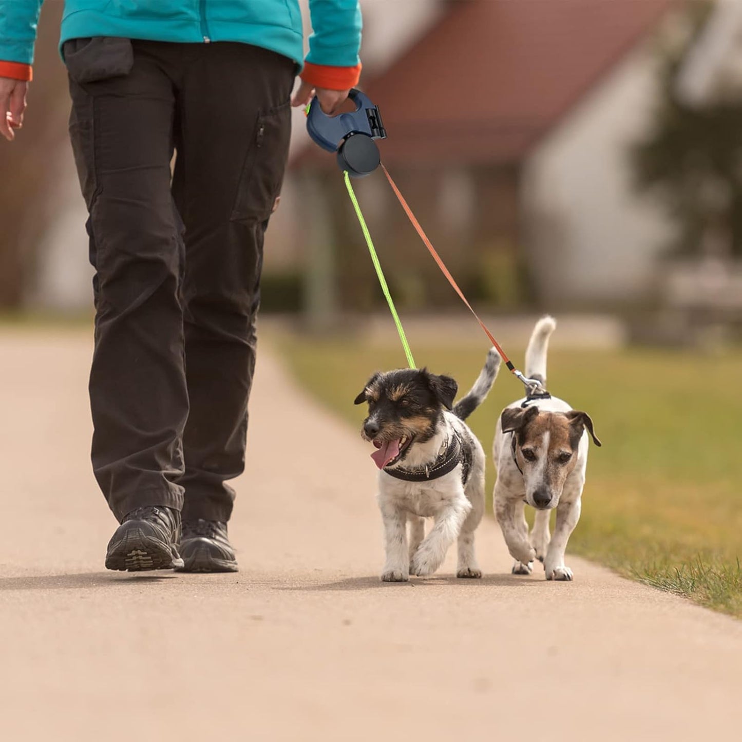 Hondenriem met 360 graden rotatie voor optimaal comfort en controle
