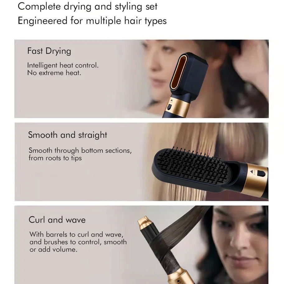 Tink Essentials Airstyler 6-in-1 Föhn voor Perfecte Haarstylings