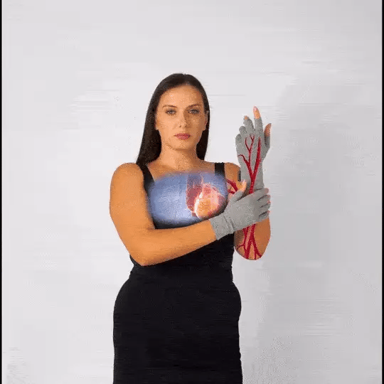 Compressie handschoen voor optimale ondersteuning en comfort